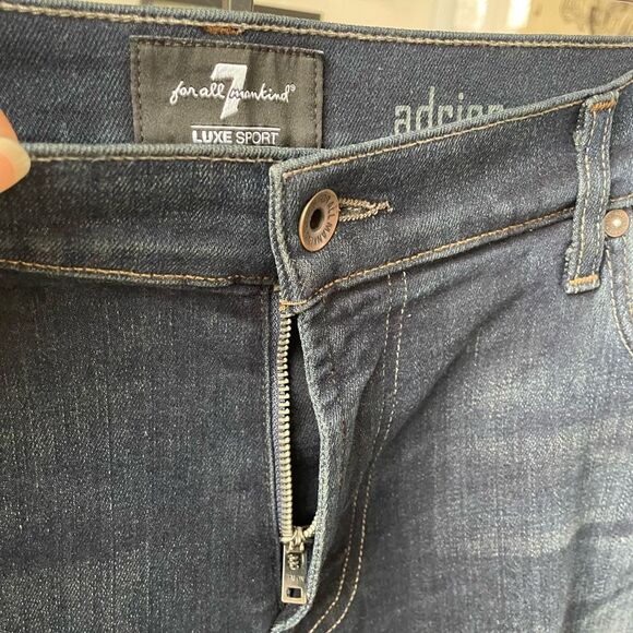 7 For All Mankind Adrien Relaxed Fit Taper Jeans $198 36 x 29 - Picture 3 of 5